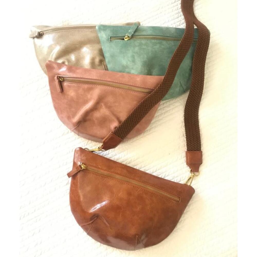 Anthropologie NEW Convertible Hip Belt Bag Vegan Leather Sand Sable Color NWT - Picture 11 of 12